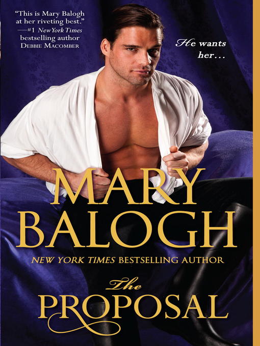 Détails du titre pour The Proposal par Mary Balogh - Disponible